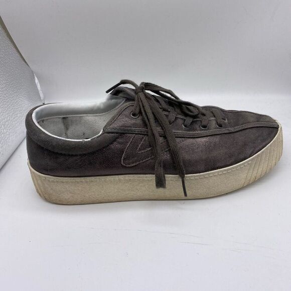 Tretorn Nylite Gray Suede Lace Up Sneakers Size 8.5 - Picture 8 of 12